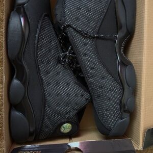 Jordan Black and Gray Sneakers